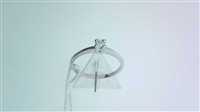 Anello Lucciole Gioielli Donna SOLITARIO in Oro bianco Diamante 0.05 Ct ANS182005-SI+ - ANS182004-SI+